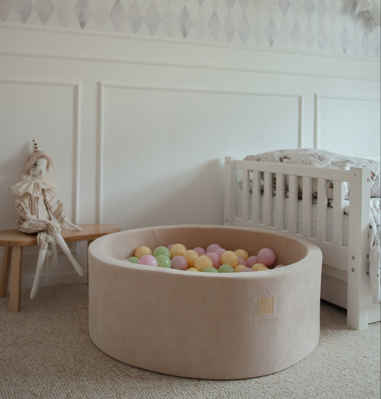 MeowBaby Baby Foam Ball Pit 30 cm - Spring