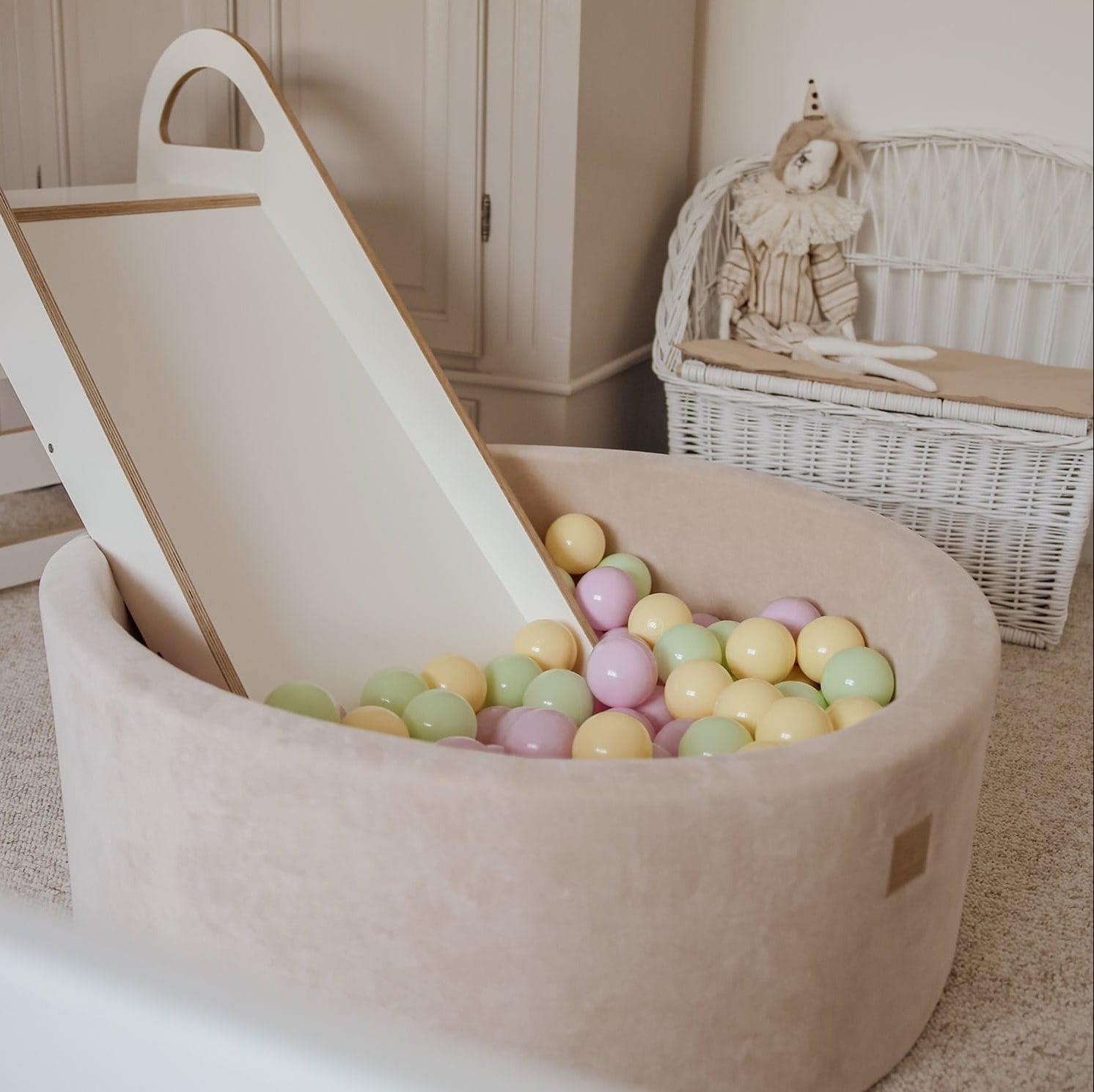 MeowBaby Baby Foam Ball Pit 30 cm - Spring