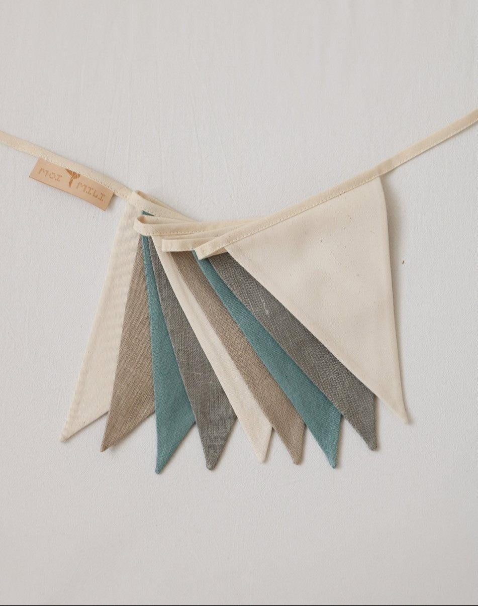Garland - Cream, Grey and Teal