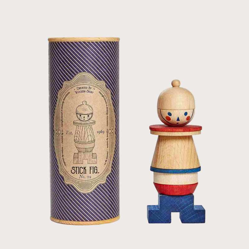 LALA Stick Figure Puzzle - Blue