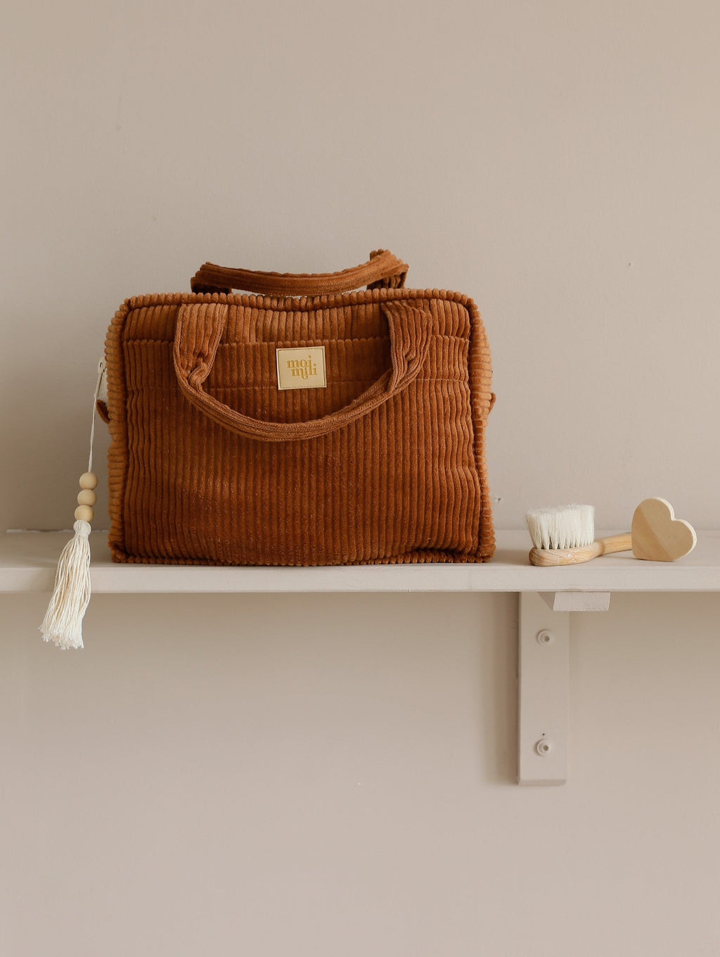 Large Make-Up Bag - Caramel