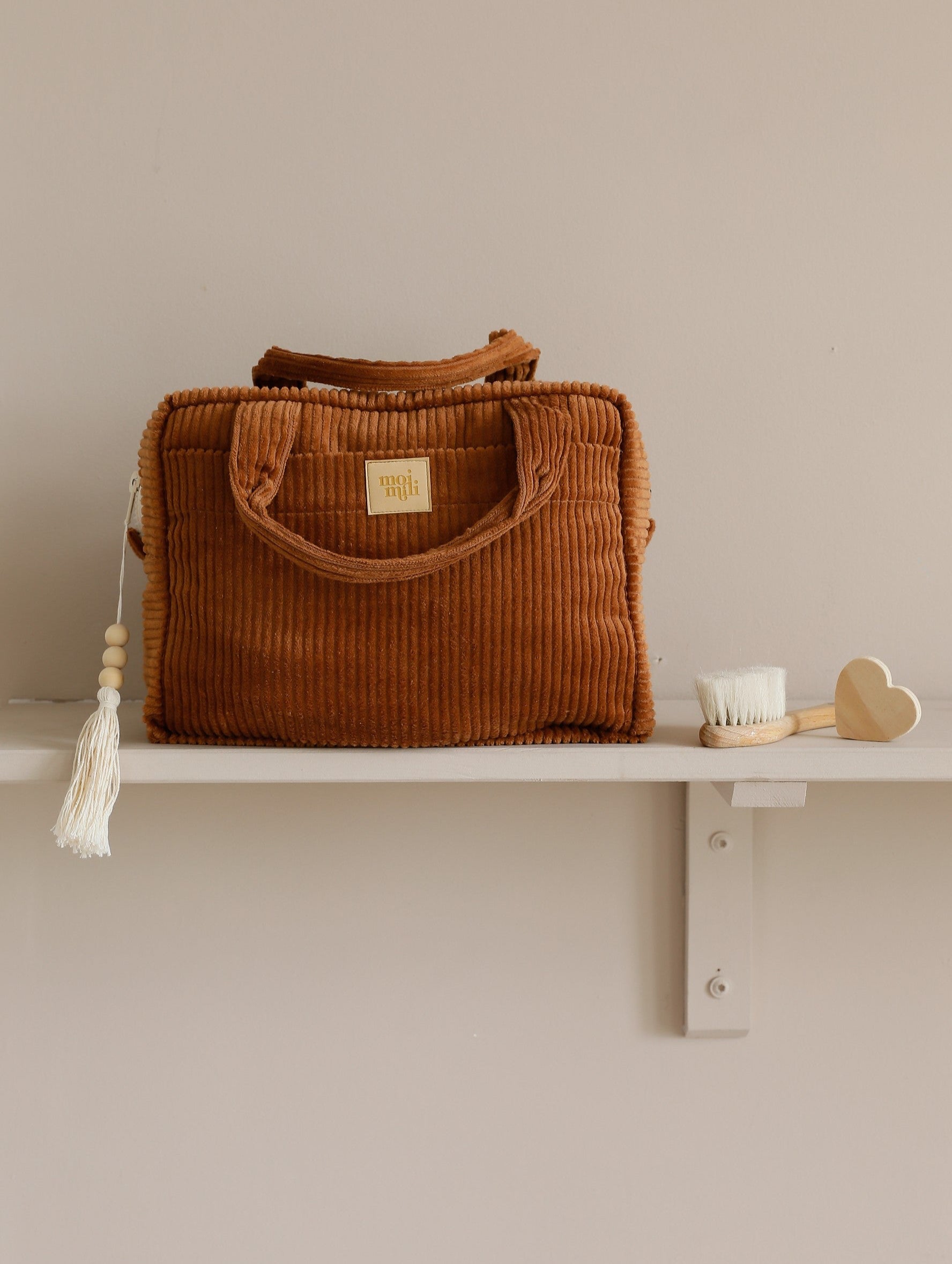 Large Make-Up Bag - Caramel